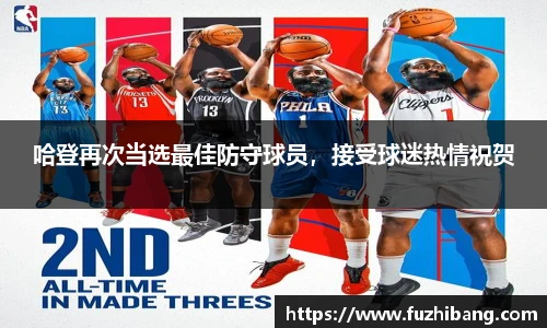 哈登再次当选最佳防守球员，接受球迷热情祝贺